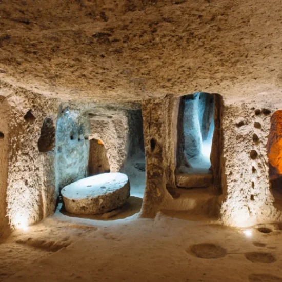 kaymakli undergraund city cappadocia cave