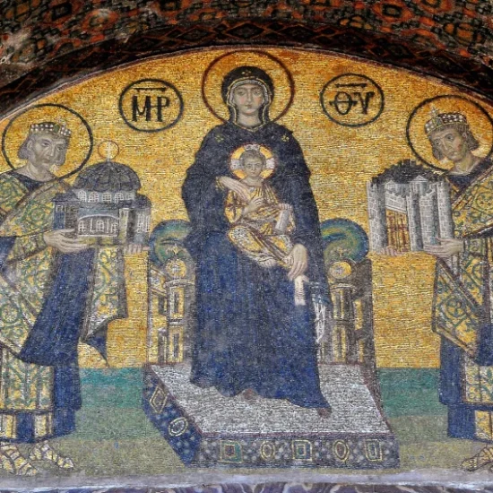 Saint sophia fresco