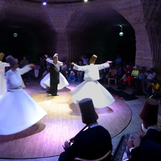 Whirling dervishes show